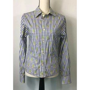 Wyatt Ingraham Men’s Trunks Up Shirt Gingham Pineapples XS